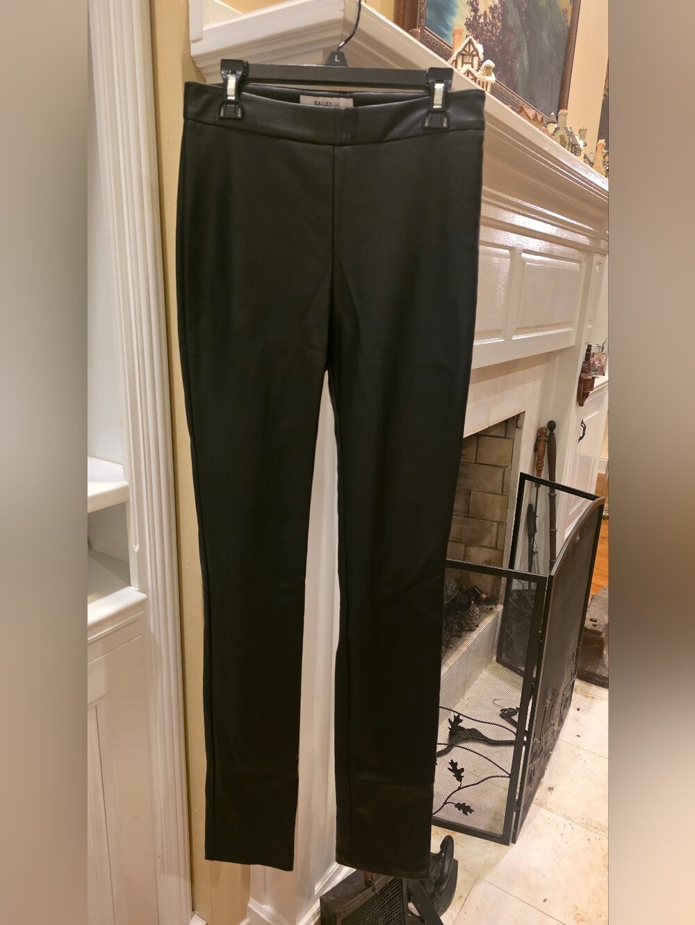Bailey 44 Black Faux Leather Skinny Pants